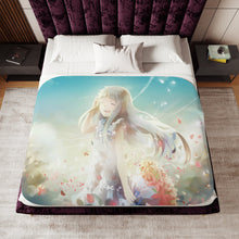 Load image into Gallery viewer, Anohana Sherpa Blanket