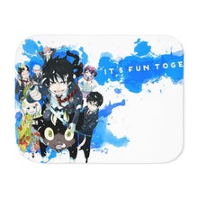 Load image into Gallery viewer, Blue Exorcist Sherpa Blanket