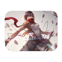 Load image into Gallery viewer, Anime Attack On Titan Sherpa Blanket