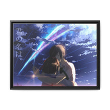 Load image into Gallery viewer, Your Name. Canvas Framed Art Print