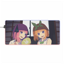 Load image into Gallery viewer, The Quintessential Quintuplets Nino Nakano, Yotsuba Nakano RGB LED Mouse Pad (Desk Mat)