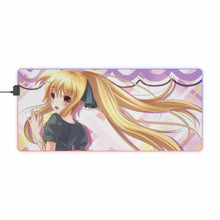 Load image into Gallery viewer, Magical Girl Lyrical Nanoha RGB LED Mouse Pad (Desk Mat)