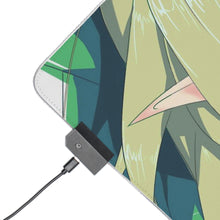 Load image into Gallery viewer, Is It Wrong to Try to Pick Up Girls in a Dungeon? RGB LED Mouse Pad (Desk Mat)