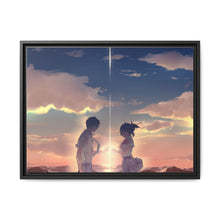 Load image into Gallery viewer, Taki and Mitsuha (Your Name) Canvas Framed Art Print