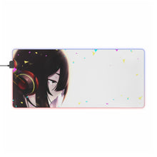Load image into Gallery viewer, Anime Headphones RGB LED Mouse Pad (Desk Mat)