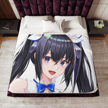 Load image into Gallery viewer, Is It Wrong To Try To Pick Up Girls In A Dungeon? Sherpa Blanket