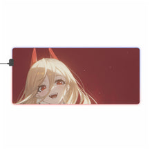 Load image into Gallery viewer, Anime Chainsaw Man RGB LED Mouse Pad (Desk Mat)