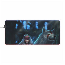 Load image into Gallery viewer, Princess Mononoke RGB LED Mouse Pad (Desk Mat)