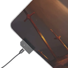 Load image into Gallery viewer, Saber, Woman Warrior RGB LED Mouse Pad (Desk Mat)