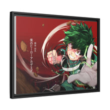 Load image into Gallery viewer, Izuku Midoriya (Boku no Hero Academia) Canvas Framed Art Print
