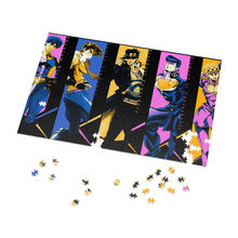 Load image into Gallery viewer, Giorno Giovanna Joseph Joestar Jotaro Kujo Josuke Higashikata and Jonathan Joestar Jigsaw Puzzle