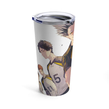 Load image into Gallery viewer, Kōtarō Bokuto Yamato Sarukui Haruki Komi Keiji Akaashi and Tatsuki Washio Tumbler 20oz