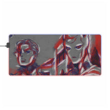 Load image into Gallery viewer, Anime Jojo's Bizarre Adventure RGB LED Mouse Pad (Desk Mat)