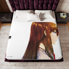 Load image into Gallery viewer, Makise Kurisu Sherpa Blanket