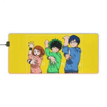 Load image into Gallery viewer, My Hero Academia Izuku Midoriya, Tenya Iida RGB LED Mouse Pad (Desk Mat)