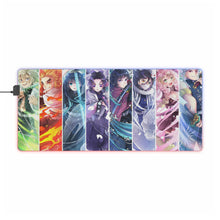 Load image into Gallery viewer, Demon Slayer: Kimetsu no Yaiba RGB LED Mouse Pad (Desk Mat)