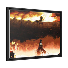 Load image into Gallery viewer, Shingeki no Kyojin - The Wall Canvas Framed Art Print