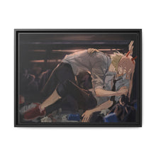 Load image into Gallery viewer, Anime Chainsaw Man Canvas Framed Art Print