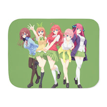 Load image into Gallery viewer, The Quintessential Quintuplets Miku Nakano, Itsuki Nakano, Nino Nakano, Yotsuba Nakano, Ichika Nakano Sherpa Blanket