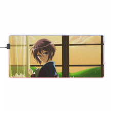Load image into Gallery viewer, The Melancholy Of Haruhi Suzumiya RGB LED Mouse Pad (Desk Mat)