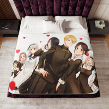 Load image into Gallery viewer, Kaguya-sama: Love is War Kaguya Shinomiya, Chika Fujiwara, Miyuki Shirogane, Ai Hayasaka, Kei Shirogane Sherpa Blanket