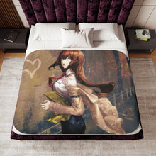 Load image into Gallery viewer, Kurisu & Kyouma Sherpa Blanket