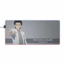 Load image into Gallery viewer, Rintaro Okabe RGB LED Mouse Pad (Desk Mat)