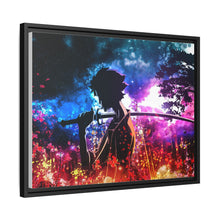 Load image into Gallery viewer, Samurai Champloo mugen colors rain Canvas Framed Art Print
