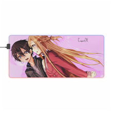 Load image into Gallery viewer, Sword Art Online RGB LED Mouse Pad (Desk Mat)