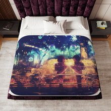 Load image into Gallery viewer, Anime ERASED Sherpa Blanket