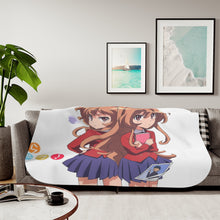 Load image into Gallery viewer, Anime Toradora! Sherpa Blanket