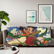 Load image into Gallery viewer, Anime Dragon Ball Z Sherpa Blanket