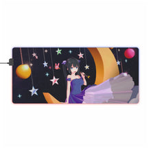 Load image into Gallery viewer, Is It Wrong To Try To Pick Up Girls In A Dungeon? RGB LED Mouse Pad (Desk Mat)