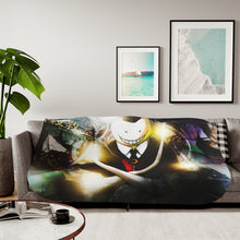 Load image into Gallery viewer, Assassination Classroom poster Sherpa Blanket