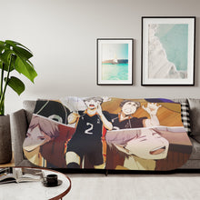 Load image into Gallery viewer, Haikyu!! Sherpa Blanket