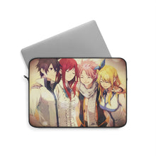 Load image into Gallery viewer, Fairy Tail Natsu Dragneel, Erza Scarlet, Gray Fullbuster, Lucy Heartfilia Laptop Sleeve