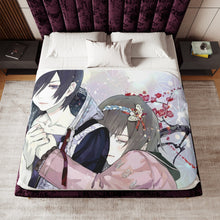 Load image into Gallery viewer, Tokyo Ghoul Ken Kaneki, Touka Kirishima Sherpa Blanket