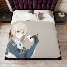 Load image into Gallery viewer, Anime Violet Evergarden Sherpa Blanket