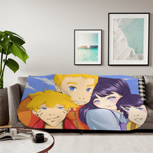 Load image into Gallery viewer, Boruto Sherpa Blanket