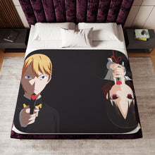 Load image into Gallery viewer, Kaguya-sama: Love Is War Vector Sherpa Blanket