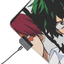 Load image into Gallery viewer, My Hero Academia Izuku Midoriya, Katsuki Bakugou, All Might RGB LED Mouse Pad (Desk Mat)