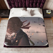 Load image into Gallery viewer, Anime Violet Evergarden Sherpa Blanket