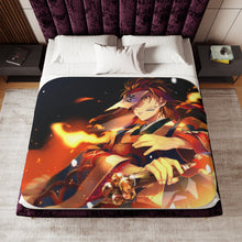 Load image into Gallery viewer, Dance of the Fire God (Hinokami Kagura) Sherpa Blanket