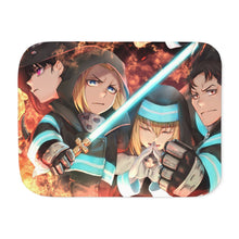 Load image into Gallery viewer, Anime Fire Force Sherpa Blanket