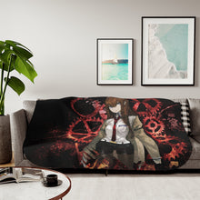Load image into Gallery viewer, Makise Kurisu Sherpa Blanket
