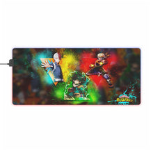 Load image into Gallery viewer, Boku no Hero Academia Midoriya/Bakugou/Todoroki RGB LED Mouse Pad (Desk Mat)