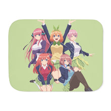 Load image into Gallery viewer, The Quintessential Quintuplets Miku Nakano, Itsuki Nakano, Nino Nakano, Yotsuba Nakano, Ichika Nakano Sherpa Blanket