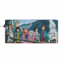 Load image into Gallery viewer, Anohana Meiko Honma, Jinta Yadomi, Naruko Anjou, Tetsudou Hisakawa, Chiriko Tsurumi RGB LED Mouse Pad (Desk Mat)