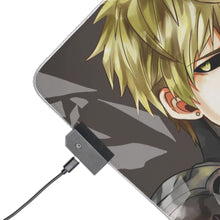 Load image into Gallery viewer, Genos and Saitama RGB LED Mouse Pad (Desk Mat)