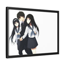 Load image into Gallery viewer, Eru Chitanda And Hōtarō Oreki Canvas Framed Art Print